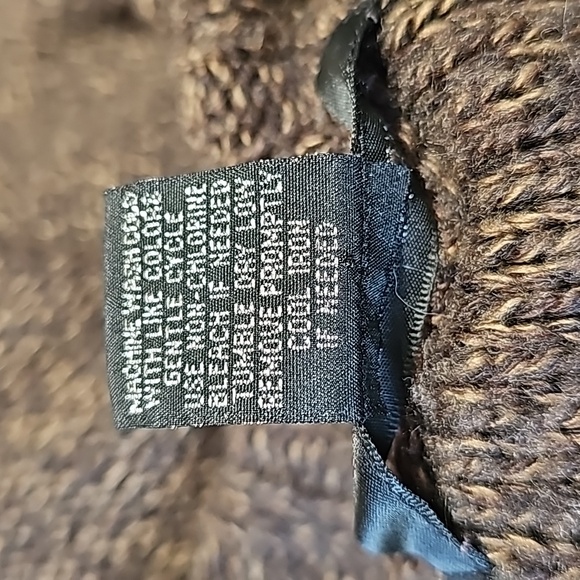 89th and Madison Short Sleeve Scoop Neck Sweater Brown Size Large - Picture 7 of 9